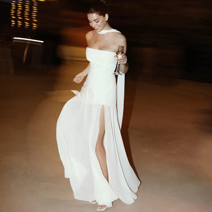 Abito Lungo in Look a Strati