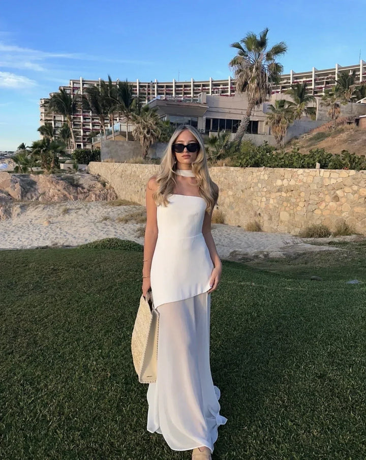 Abito Lungo in Look a Strati