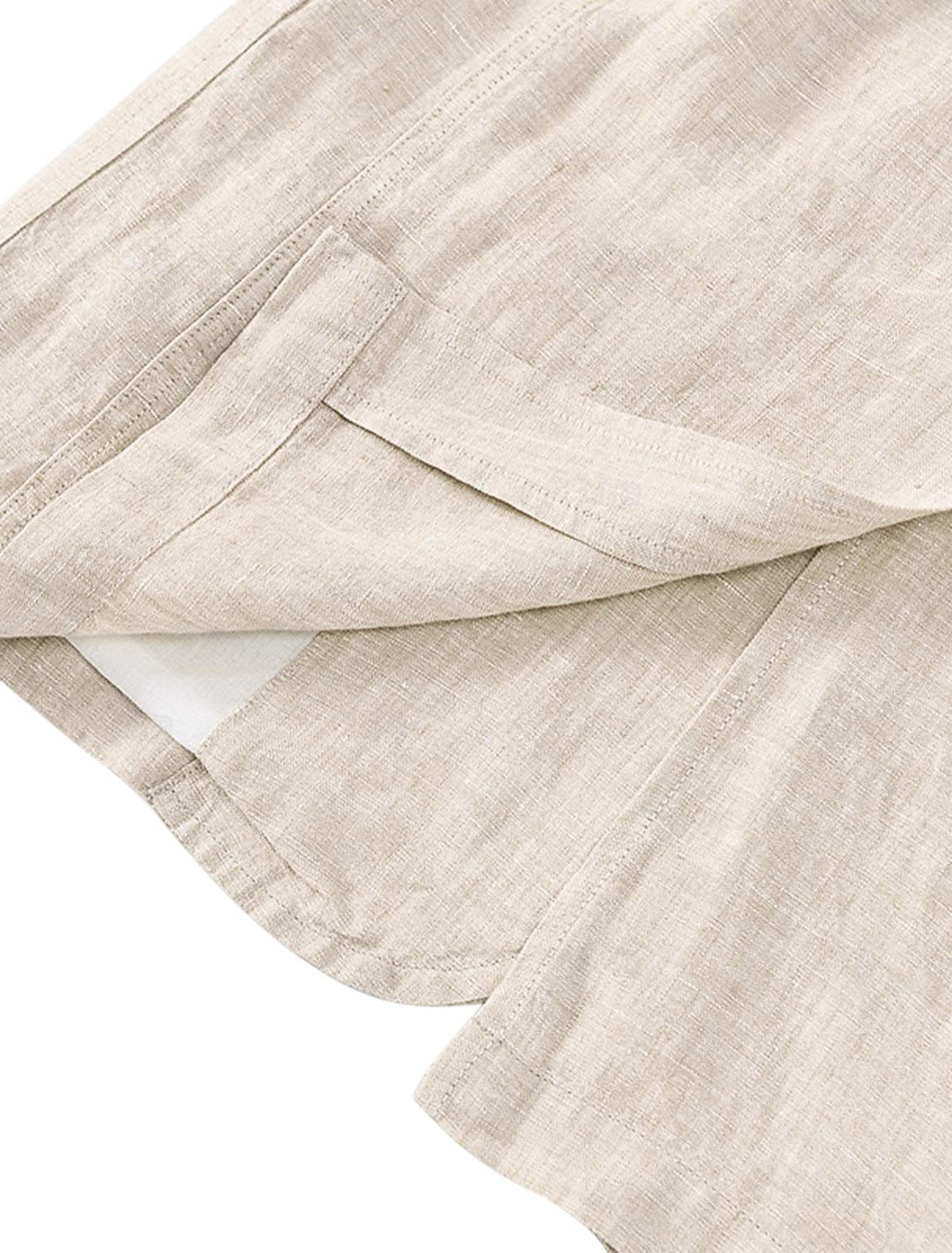 Blazer In Lino Per Uomo | Manica Lunga