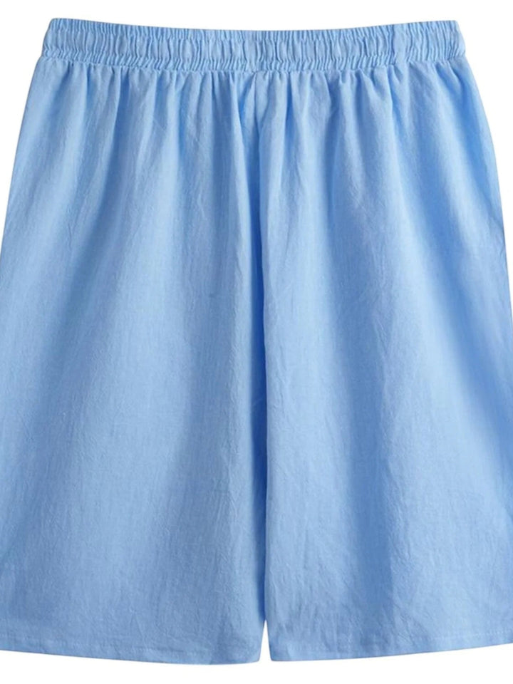 Pantalones cortos de lino para hombre