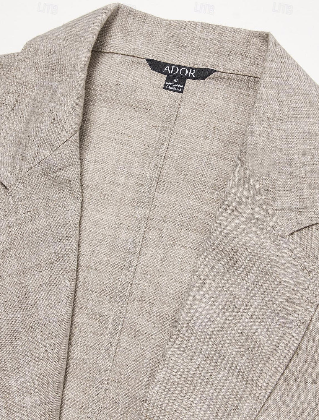 Blazer In Lino Per Uomo | Manica Lunga