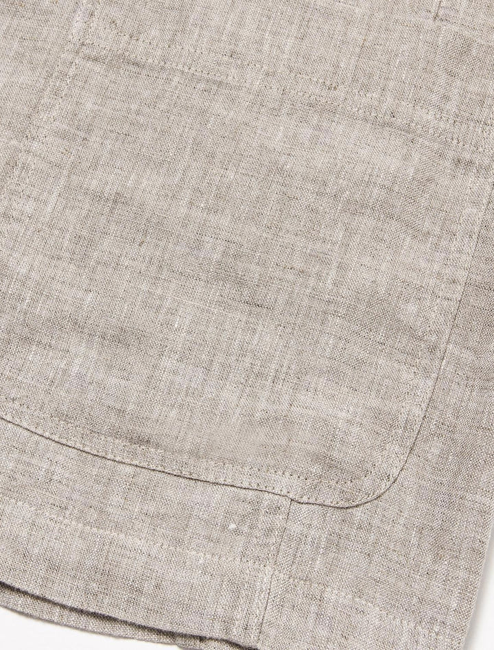 Blazer In Lino Per Uomo | Manica Lunga