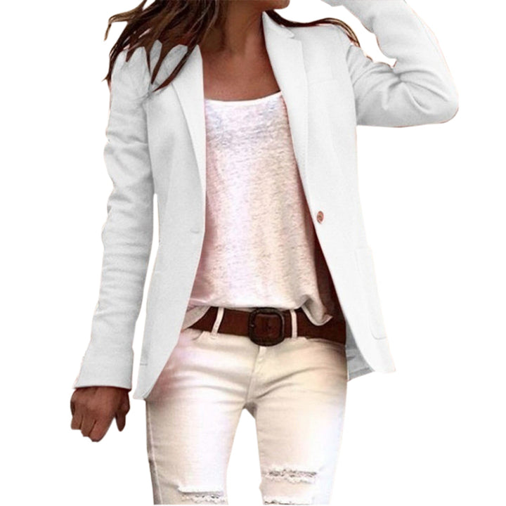 Blazer de manga larga para mujer | ajuste slim