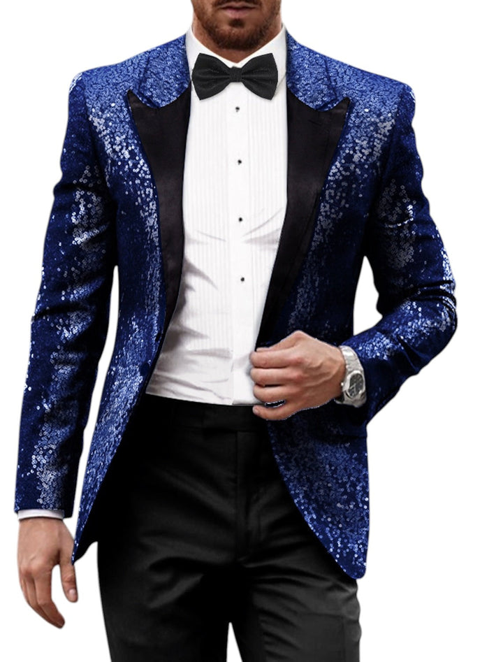 Blazer Retrò Con Glitter Uomo | Manica Lunga